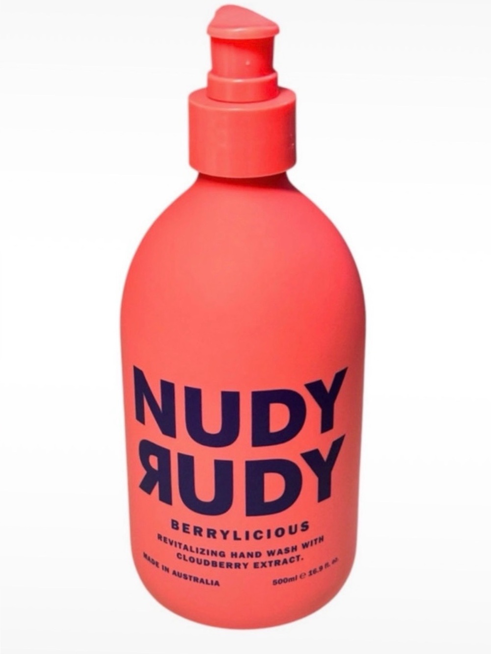 Nudy Rudy Berrylicious Revitalizing Hand Wash Soap 16.9oz New Made in Australia